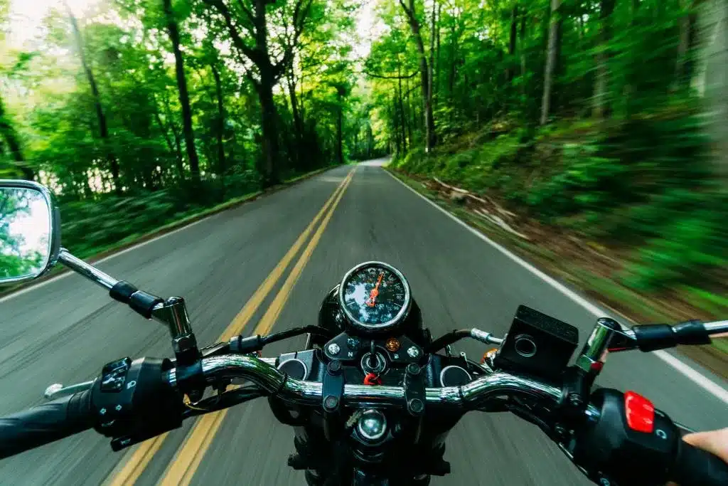 motorcycle speeding