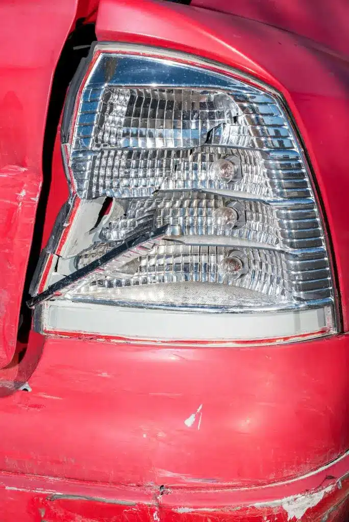 Broken Car Taillight