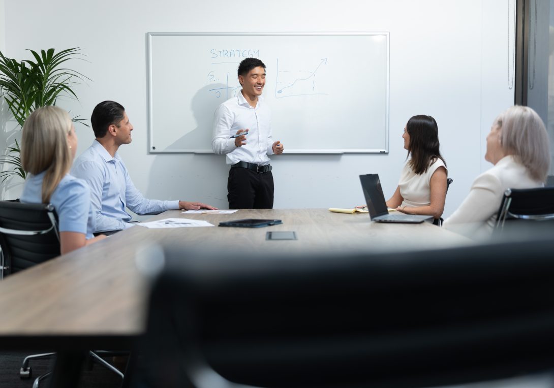 Working shot - boardroom